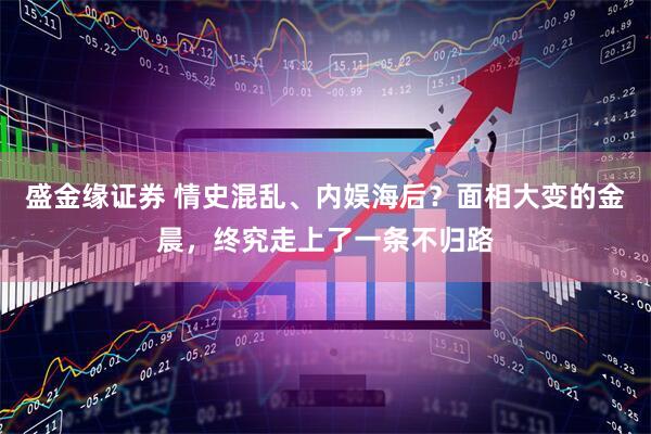 盛金缘证券 情史混乱、内娱海后？面相大变的金晨，终究走上了一条不归路